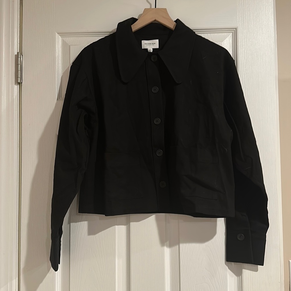 ✨ NWT ✨ Who What Wear cropped boxy jacket, Size M